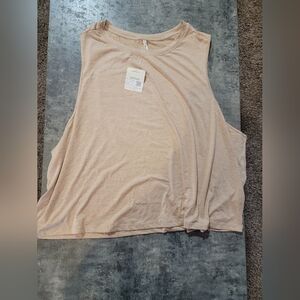 NWT Fabletics Blake muscle tank 4X Desert Heather